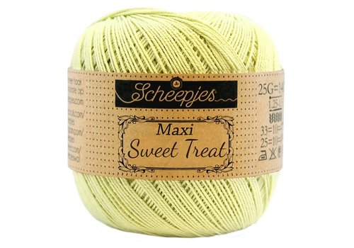 Scheepjes Scheepjes Maxi Sweet Treat - 392 Lime Juice - 100% gemerceriseerd katoen - Groen