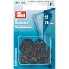 Prym Aannaaidrukknoop 15 mm zwart