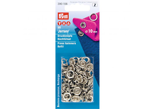 Prym Prym Navulling naaivrijdrukknopen zilver 10 mm