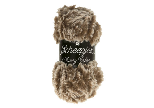 Scheepjes Scheepjes Furry Tales - 973 Baby Bear - 100% polyester - Bruin