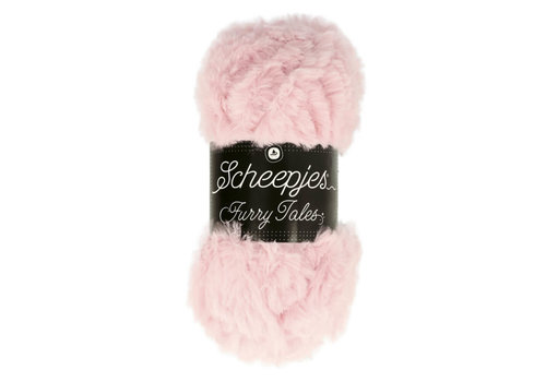 Scheepjes Scheepjes Furry Tales - 985 Little Pig - 100% polyester - Licht Roze