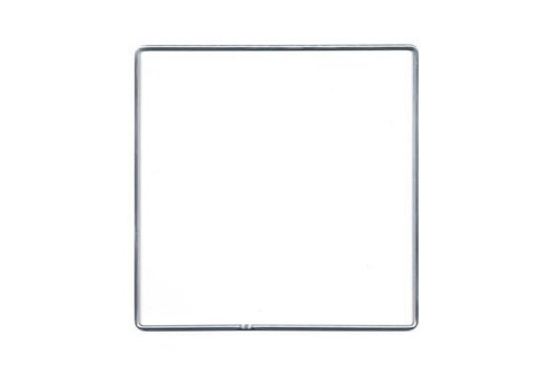 Vierkant metaal 30 x 30cm