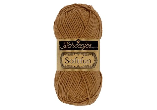 Scheepjes Scheepjes Softfun -  2633 Tawny - 60% katoen en 40% acryl - Bruin