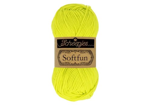 Scheepjes Scheepjes Softfun -  2641 Citrus Lime - 60% katoen en 40% acryl - Groen