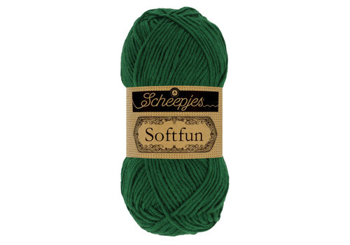 Scheepjes Scheepjes Softfun -  2643 Pine - 60% katoen en 40% acryl - Donker Groen