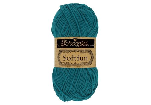 Scheepjes Scheepjes Softfun -  2644 Lagoon - 60% katoen en 40% acryl - Blauw