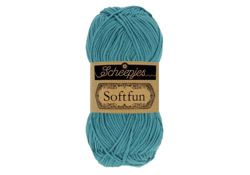 Scheepjes Scheepjes Softfun -  2645 Tempo - 60% katoen en 40% acryl - Blauw