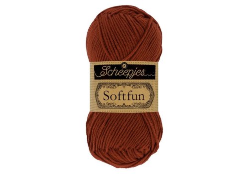 Scheepjes Scheepjes Softfun -  2650 Rust - 60% katoen en 40% acryl - Bruin