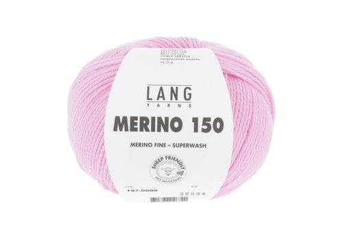 Lang Yarns Lang Yarns Merino 150 - 9 - 100% merino wol (mulesing free) - Roze