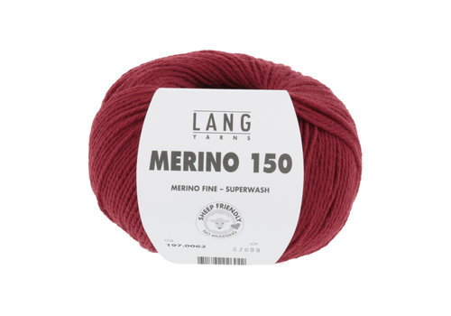 Lang Yarns Lang Yarns Merino 150 - 62 - Rood