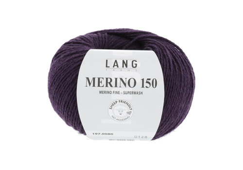 Lang Yarns Lang Yarns Merino 150 - 80 - Paars