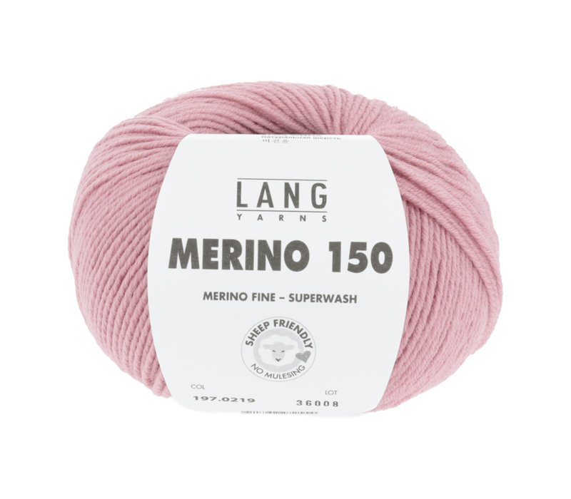 Lang Yarns Merino 150 - 219 - Roze