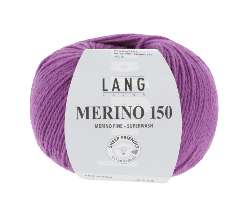 Lang Yarns Merino 150 - 266 - Paars