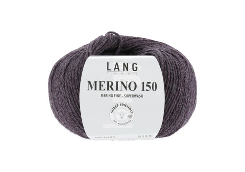Lang Yarns Lang Yarns Merino 150 - 280 - Paars Lang Yarns Lang Yarns Merino 150 - 280 - Paars