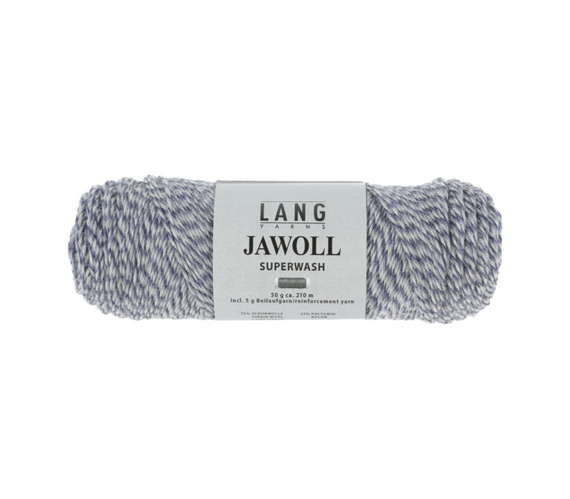 Lang Yarns Jawoll - 151 - Grijs - Blauw