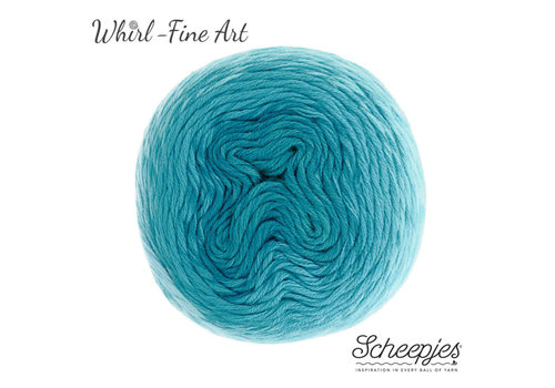 Scheepjes Scheepjes Whirl Fine art - 660 Surrealism - 50% Superwash Merinowol, 25% microvezel en 25% acryl - Blauw