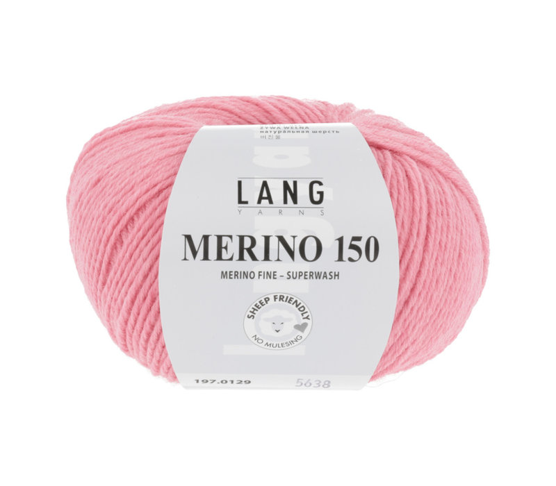 Lang Yarns Merino 150 - 129 - Roze