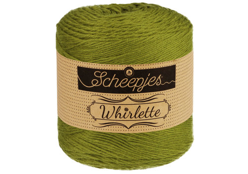 Scheepjes Scheepjes Whirlette - 882 Tangy Olive - 60% katoen en 40% acryl - Groen