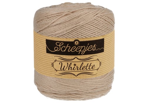 Scheepjes Scheepjes Whirlette - 886 Almond Butter - 60% katoen en 40% acryl - Bruin