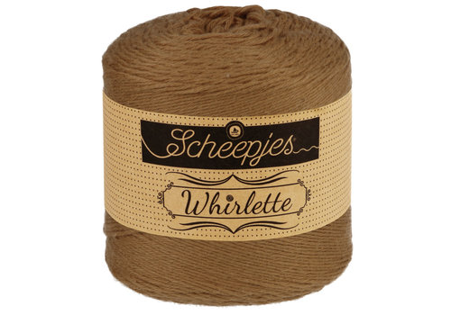 Scheepjes Scheepjes Whirlette - 887 Macadamia - 60% katoen en 40% acryl - Bruin