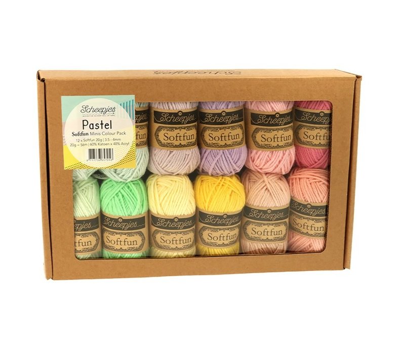 Scheepjes Softfun Minis Colour Pack - Pastel