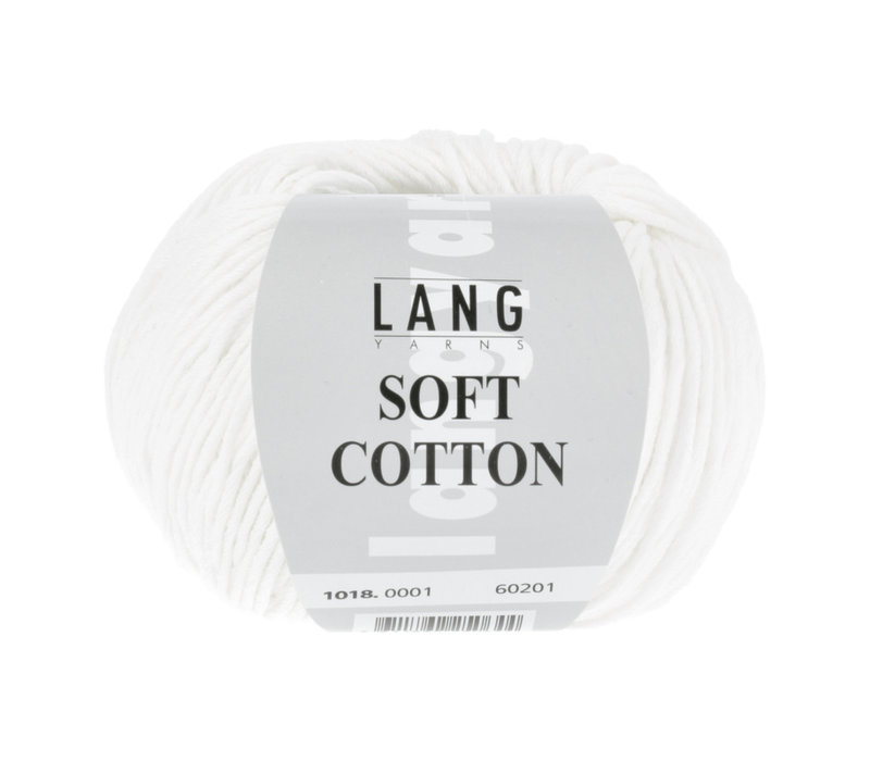 Lang Yarns Soft Cotton - 1 - Wit
