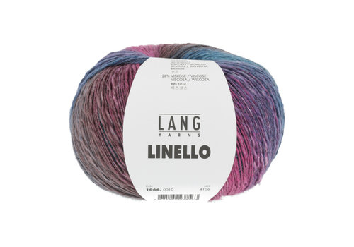 Lang Yarns Lang Yarns Linello - 10 - 40% linnen, 32% katoen en 28% viscose - Paars - Blauw