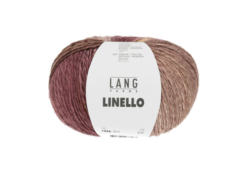 Lang Yarns Lang Yarns Linello - 15 - Bruin - Rood