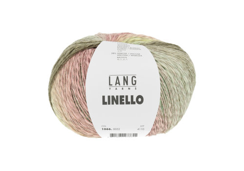 Lang Yarns Lang Yarns Linello - 52 - Roze - Groen