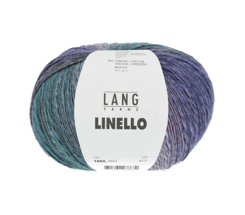 Lang Yarns Linello - 53 - Blauw - Paars