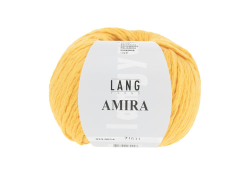 Lang Yarns Lang Yarns Amira - 14 - 93% katoen en 7% nylon - Geel