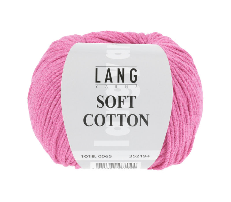 Lang Yarns Soft Cotton - 65 - Roze