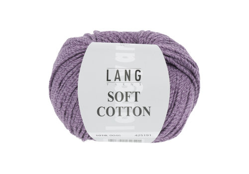 Lang Yarns Lang Yarns Soft Cotton - 46 - Paars