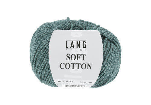 Lang Yarns Lang Yarns Soft Cotton - 74 - Groen