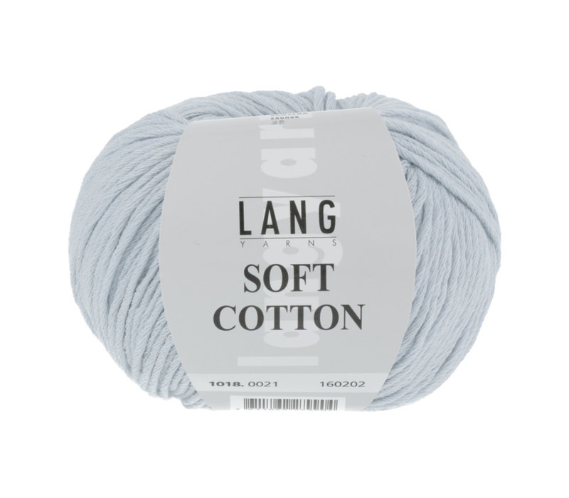 Lang Yarns Soft Cotton - 21 - Blauw