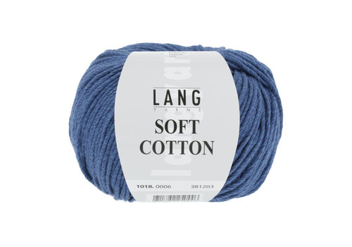 Lang Yarns Lang Yarns Soft Cotton - 6 - Blauw