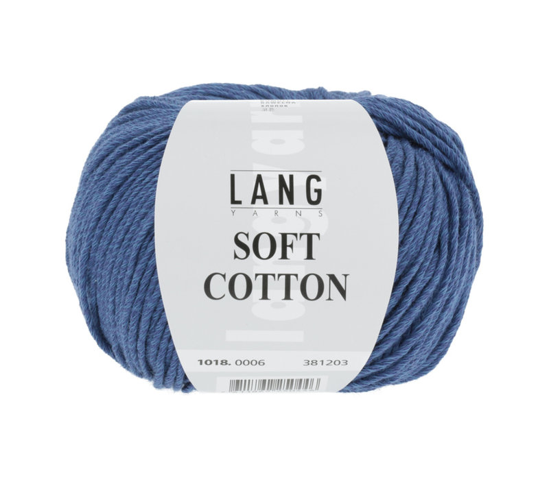 Lang Yarns Soft Cotton - 6 - Blauw