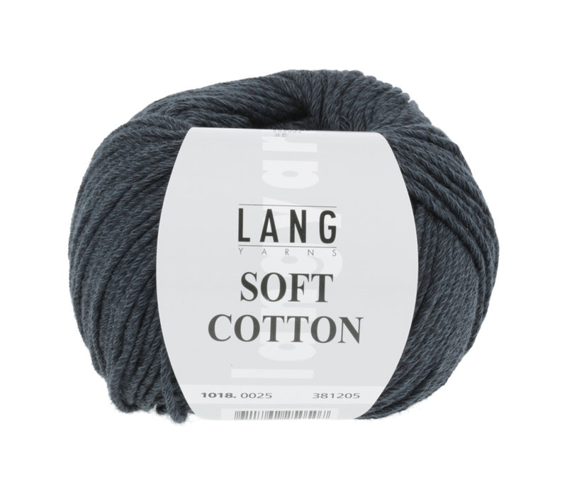 Lang Yarns Soft Cotton - 25 - Blauw