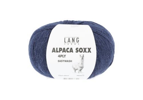 Lang Yarns Lang Yarns Alpaca Soxx 4-ply - 25 - Blauw