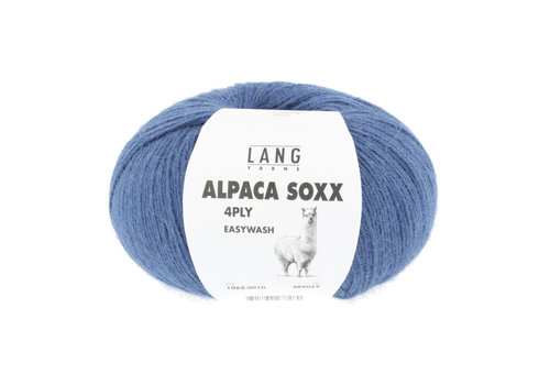 Lang Yarns Lang Yarns Alpaca Soxx 4-ply - 10 - Blauw