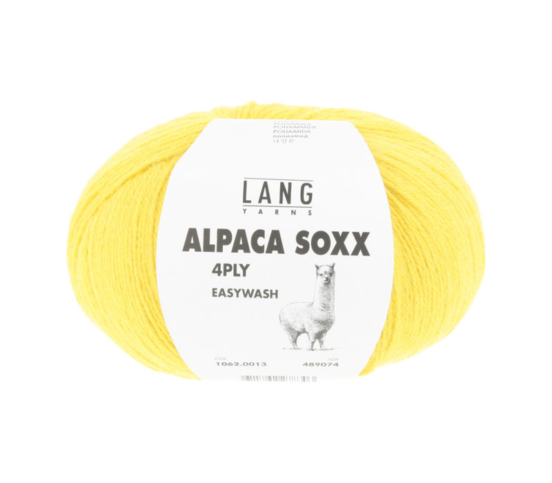 Lang Yarns Alpaca Soxx 4-ply - 13 - Geel