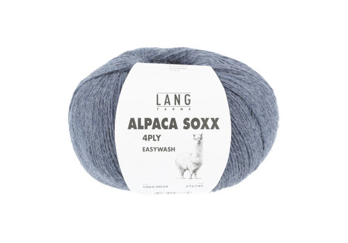 Lang Yarns Lang Yarns Alpaca Soxx 4-ply - 34 - Blauw