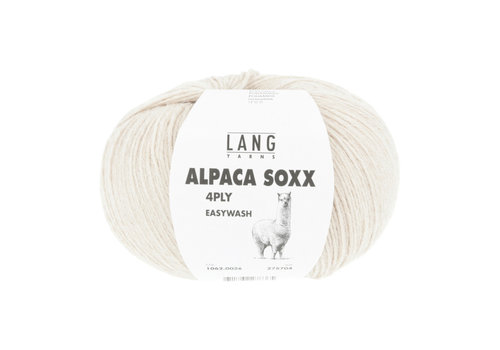 Lang Yarns Lang Yarns Alpaca Soxx 4-ply - 26 - 70% alpaca en 30% nylon - Wit