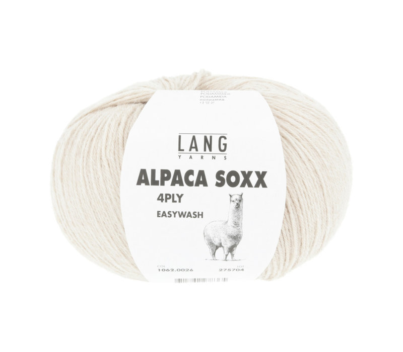 Lang Yarns Alpaca Soxx 4-ply - 26 - Wit