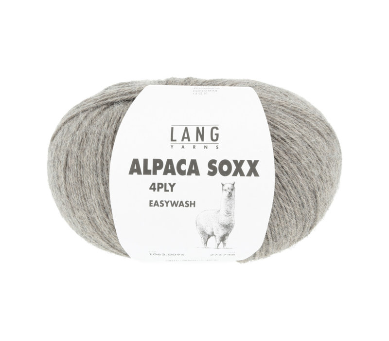 Lang Yarns Alpaca Soxx 4-ply - 96 - Grijs