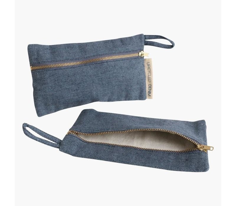 Denim Etui Blauw