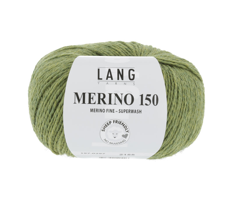 Lang Yarns Merino 150 - 297 - Groen