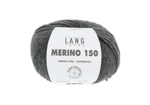Lang Yarns Lang Yarns Merino 150 - 270 - Grijs Lang Yarns Lang Yarns Merino 150 - 270 - Grijs