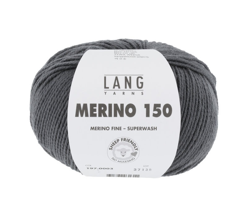 Lang Yarns Merino 150 - 3 - Grijs