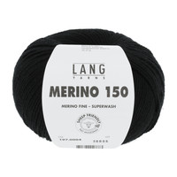 Lang Yarns Merino 150 - 4 - Zwart